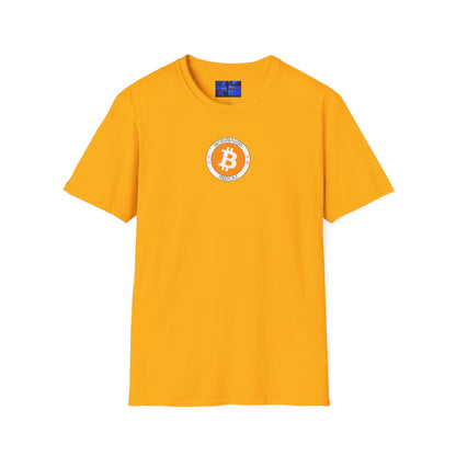 2-sided, Bitcoin, Bitcoin, Bitcoin (BTC) Light colors Unisex T-Shirt by cypherpunkgear.com