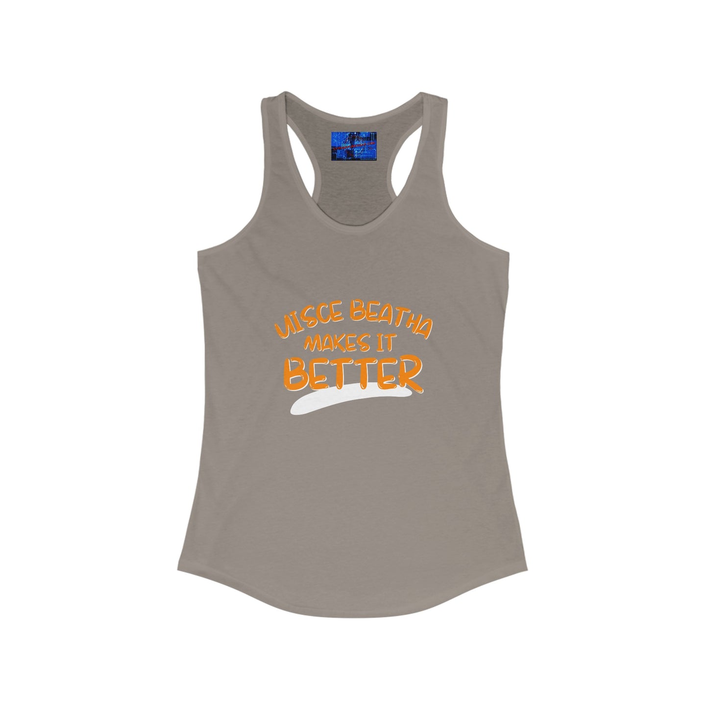 Uisce Beatha makes it better OGfont Women's Racerback Tank Top by cypherpunkgear