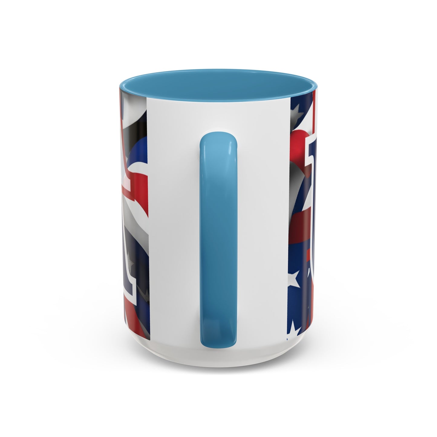 USA! USA! USA BLfont Patriot Accent Mug by cypherpunkgear