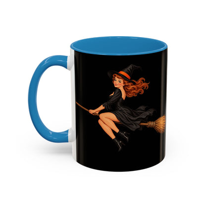 Hazel Hex Black Accent Mug by CreepyCrafts.boo