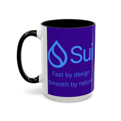 SUI Purple Accent Mug by cypherpunkgear.com
