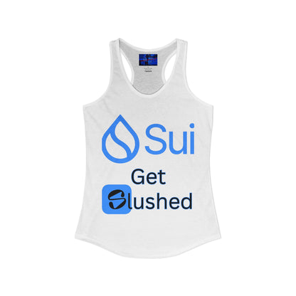 Sui: Get Slushed Women's Racerback Tank Top by cypherpunkgear.com