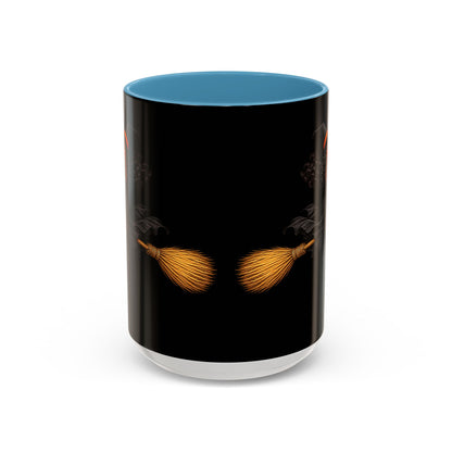 Velvet Vex Black Accent Mug by CreepyCrafts.boo