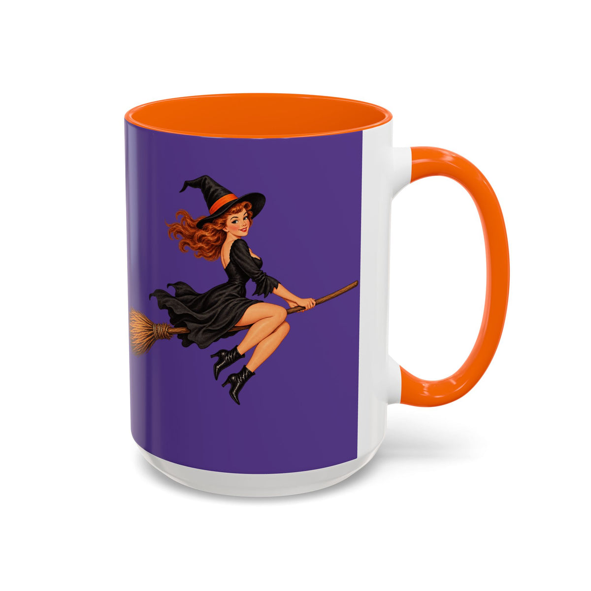 Hazel Hex Purple Accent Mug by CreepyCrafts.boo
