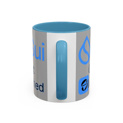 Sui: Get Slushed Grey Accent Mug by cypherpunkgear.com