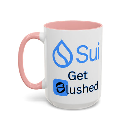 Sui: Get Slushed White Accent Mug by cypherpunkgear.com