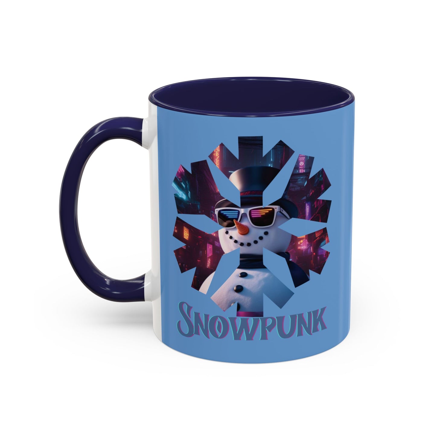 Snowpunk Accent Mug by cypherpunkgear