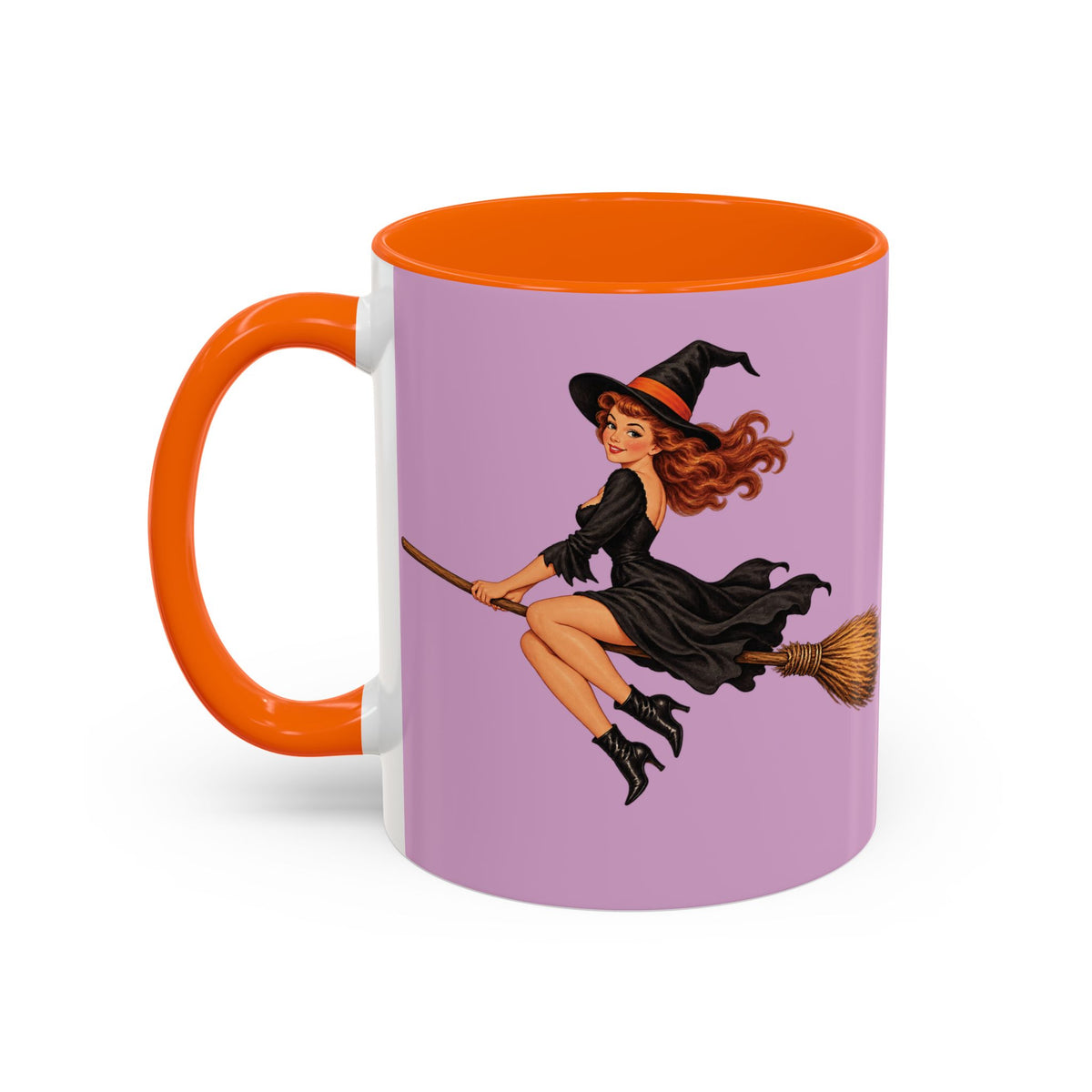 Hazel Hex Pink Accent Mug by CreepyCrafts.boo