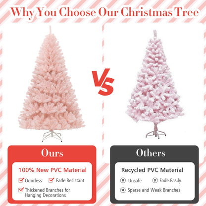 6/7 Feet Artificial Christmas Tree Hinged Full Fir Tree