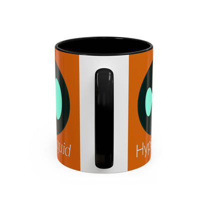 Hyperliquid White font Orange Accent Mug by cypherpunkgear.com