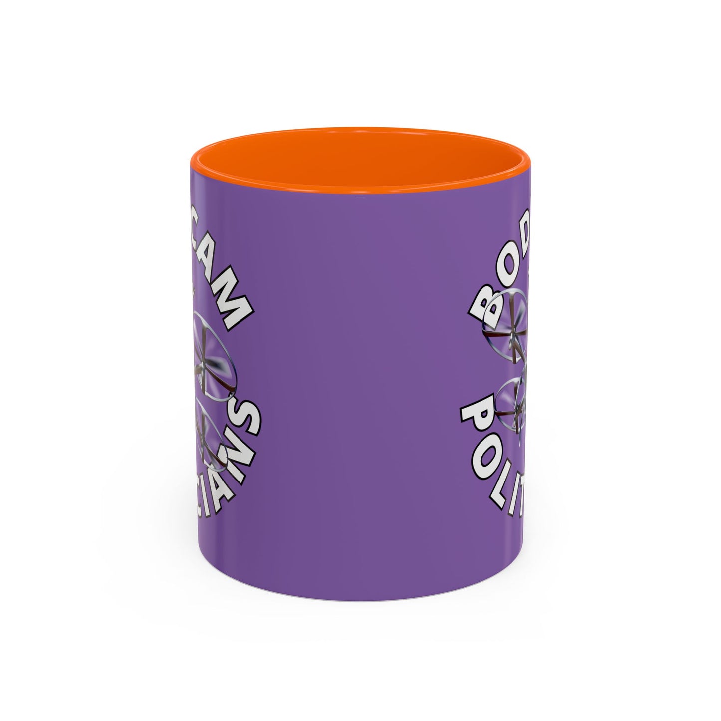 Bodycam the Politicians Drone Light Purple Accent Mug by cypherpunkgear.com