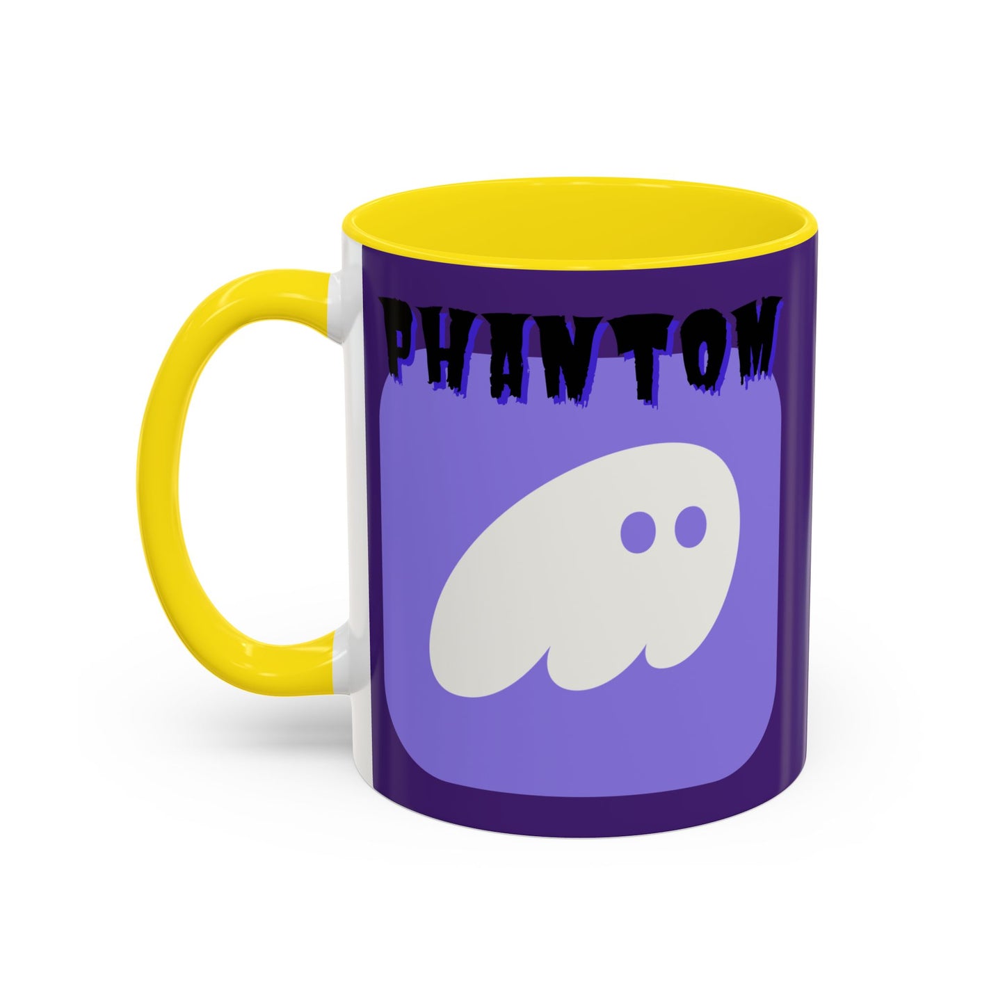 Phantom Hot Wallet Purple Accent Mug by cypherpunkgear.com
