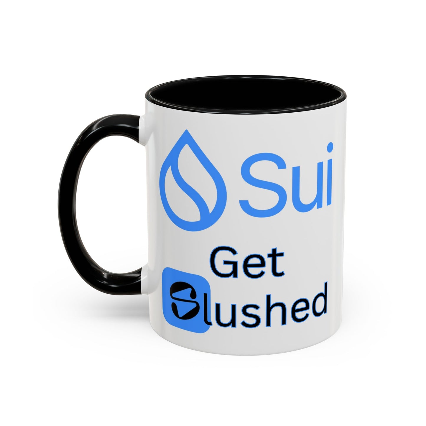 Sui: Get Slushed White Accent Mug by cypherpunkgear.com