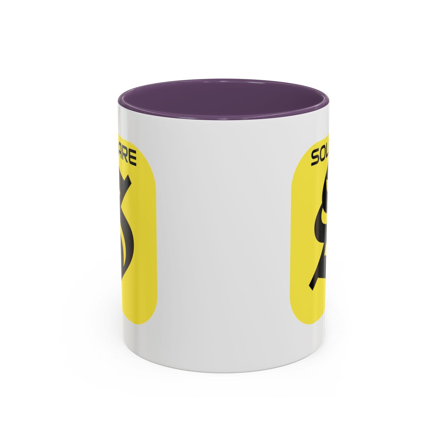 SolflareLogo White Accent Mug by cypherpunkgear.com