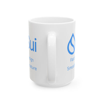 SUI White Mug by cypherpunkgear.com