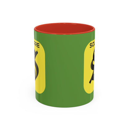 SolflareLogo Green Accent Mug by cypherpunkgear.com
