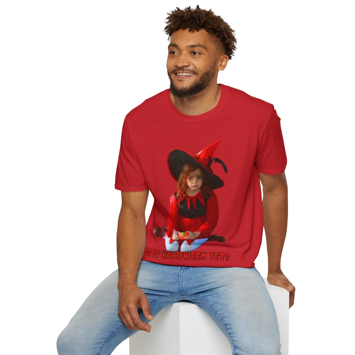Is it Halloween yet? Light colors Unisex T-Shirt by CreepyCrafts.boo
