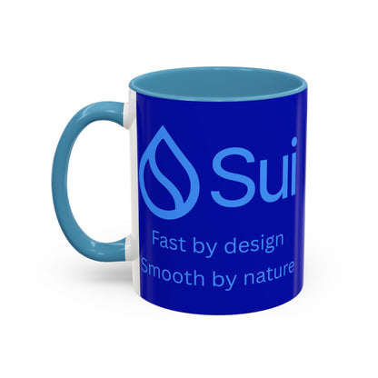 SUI Dark Blue Accent Mug by cypherpunkgear.com