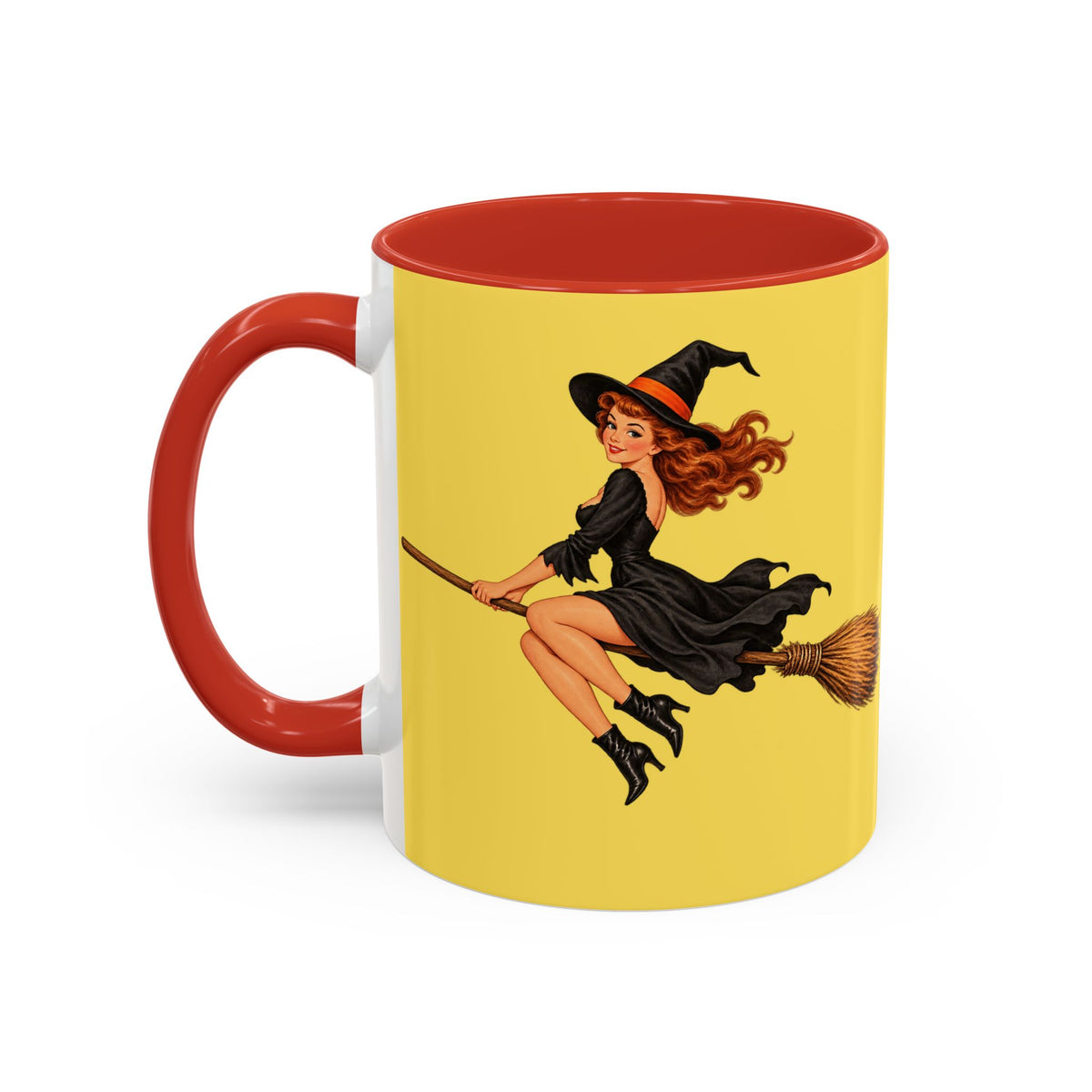 Hazel Hex Yellow Accent Mug by CreepyCrafts.boo