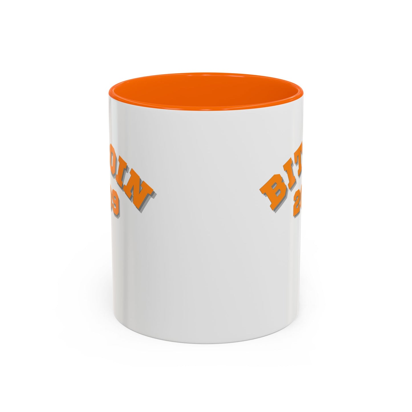 Bitcoin 2009 White Accent Mug by cypherpunkgear.com