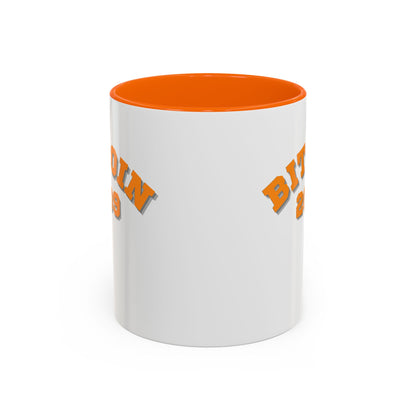 Bitcoin 2009 White Accent Mug by cypherpunkgear.com