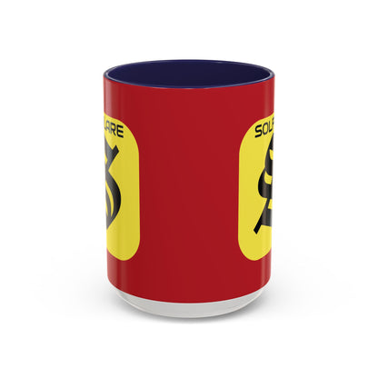 SolflareLogo Red Accent Mug by cypherpunkgear.com