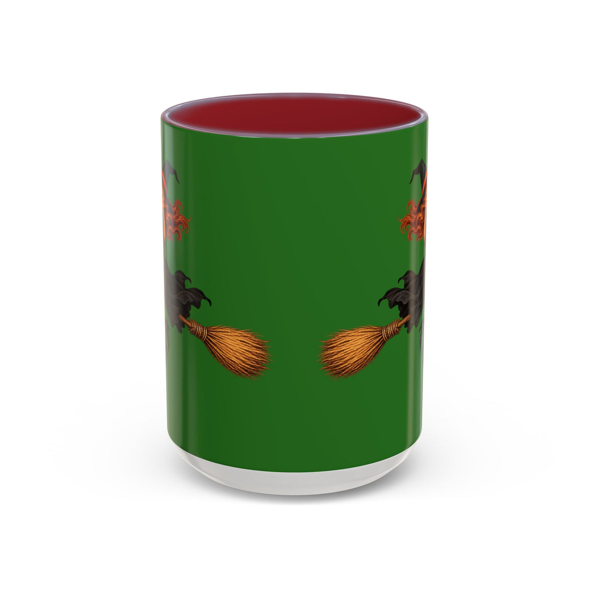 Hazel Hex Green Accent Mug by CreepyCrafts.boo