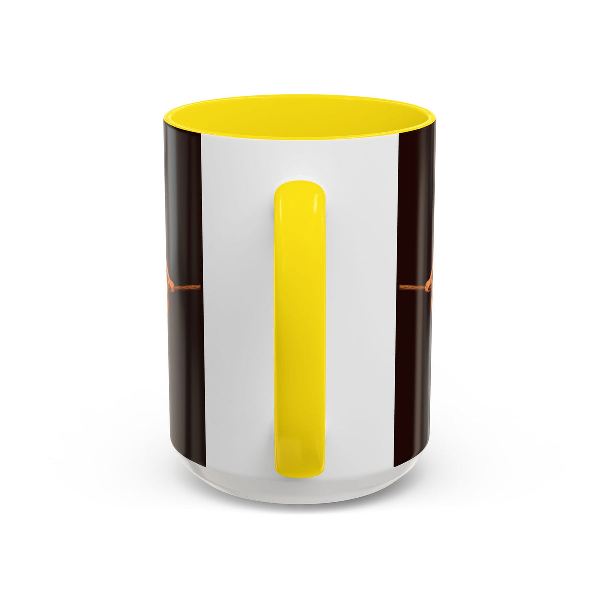 Hazel Hex Brown Accent Mug by CreepyCrafts.boo