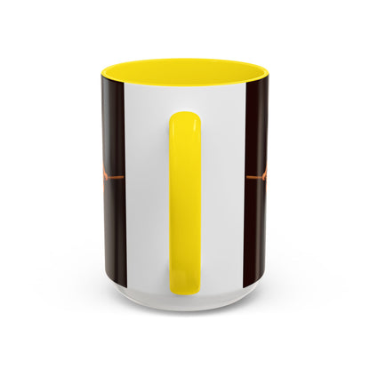 Hazel Hex Brown Accent Mug by CreepyCrafts.boo