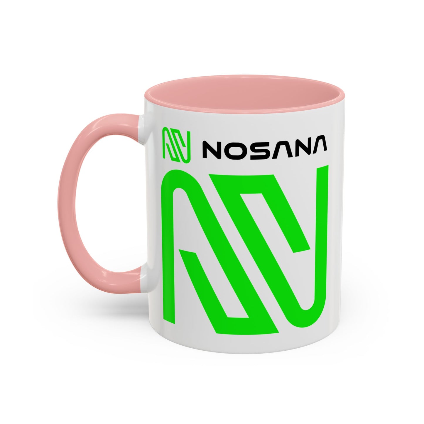 Nosana (NOS) Accent Mug by cypherpunkgear