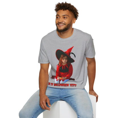Is it Halloween yet? Light colors Unisex T-Shirt by CreepyCrafts.boo
