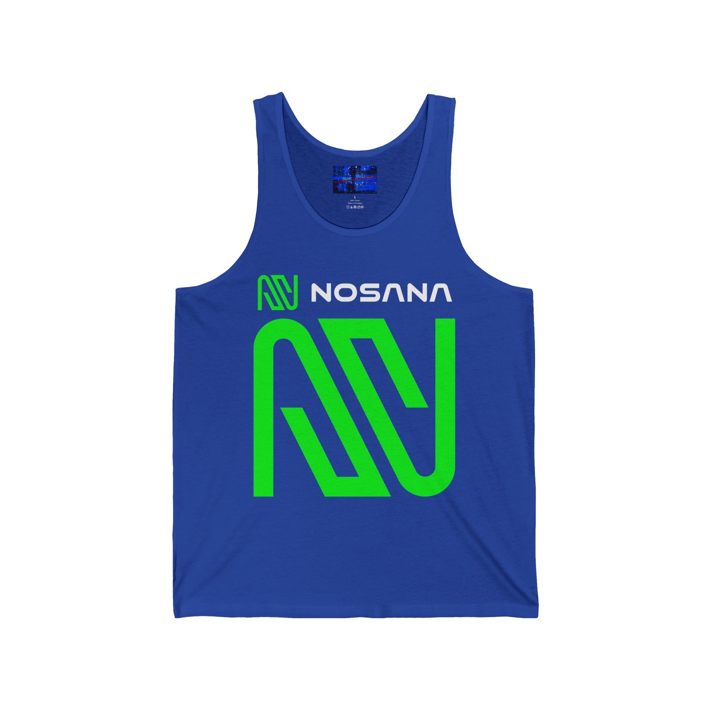 Nosana (NOS) Unisex Jersey Tank Top by cypherpunkgear.com