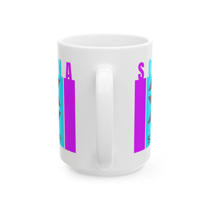 Solana (SOL) White Mug by cypherpunkgear