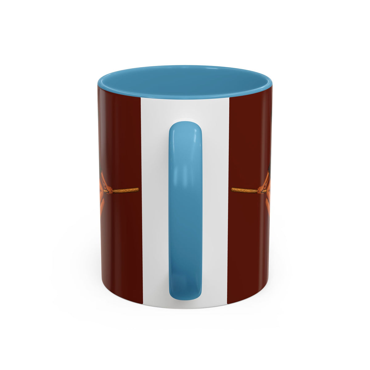 Velvet Vex Brown Accent Mug by CreepyCrafts.boo