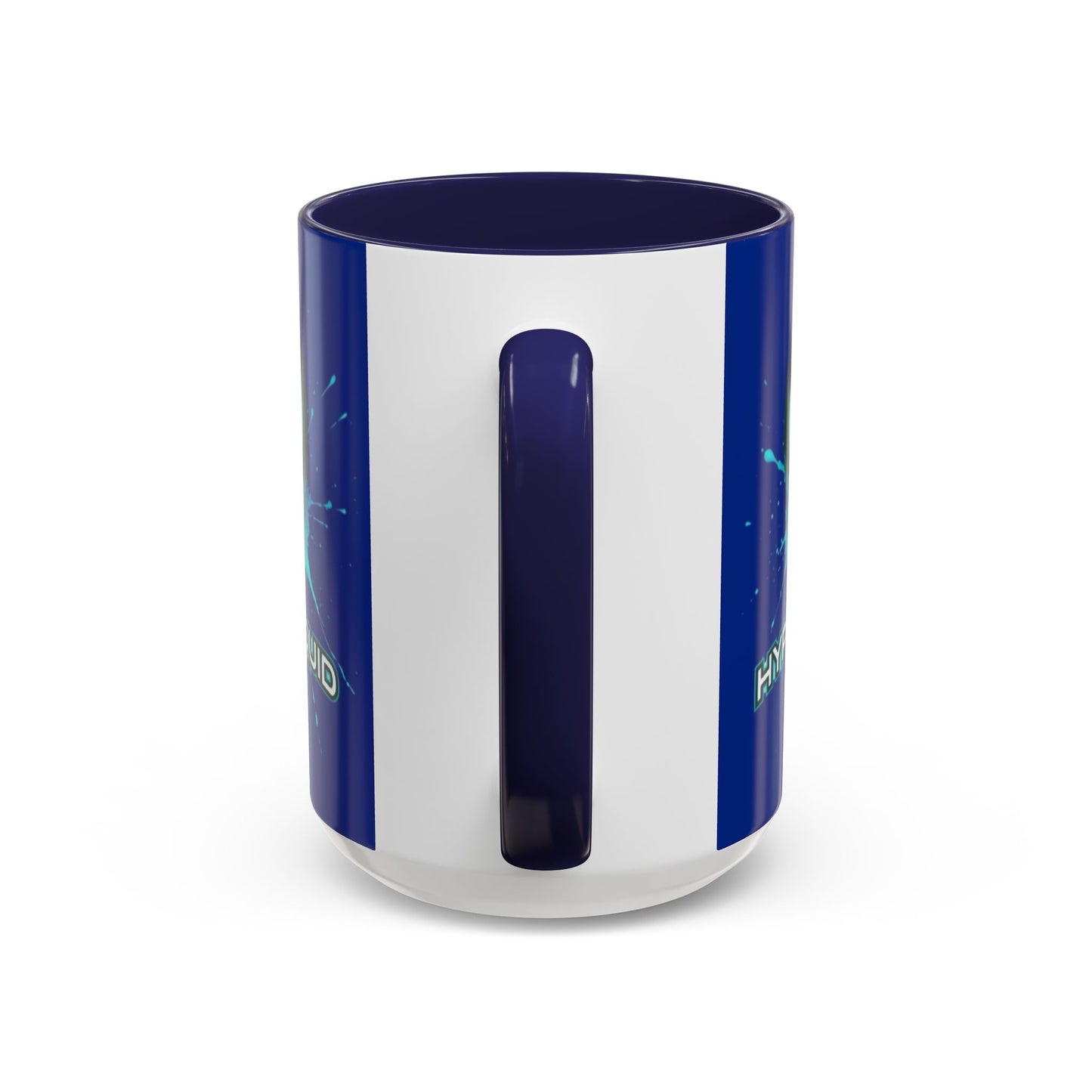HYPE Drip Blue Accent Mug by cypherpunkgear.com