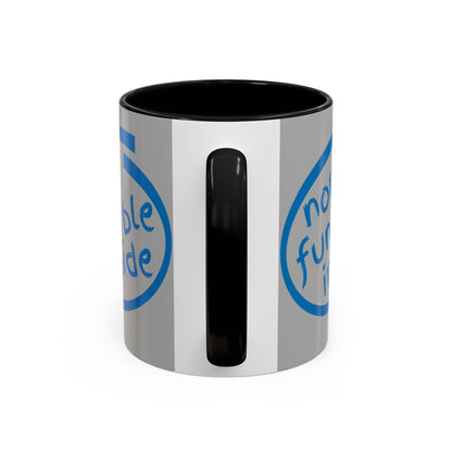 Non-Fungible Inside Grey Accent Mug by cypherpunkgear.com