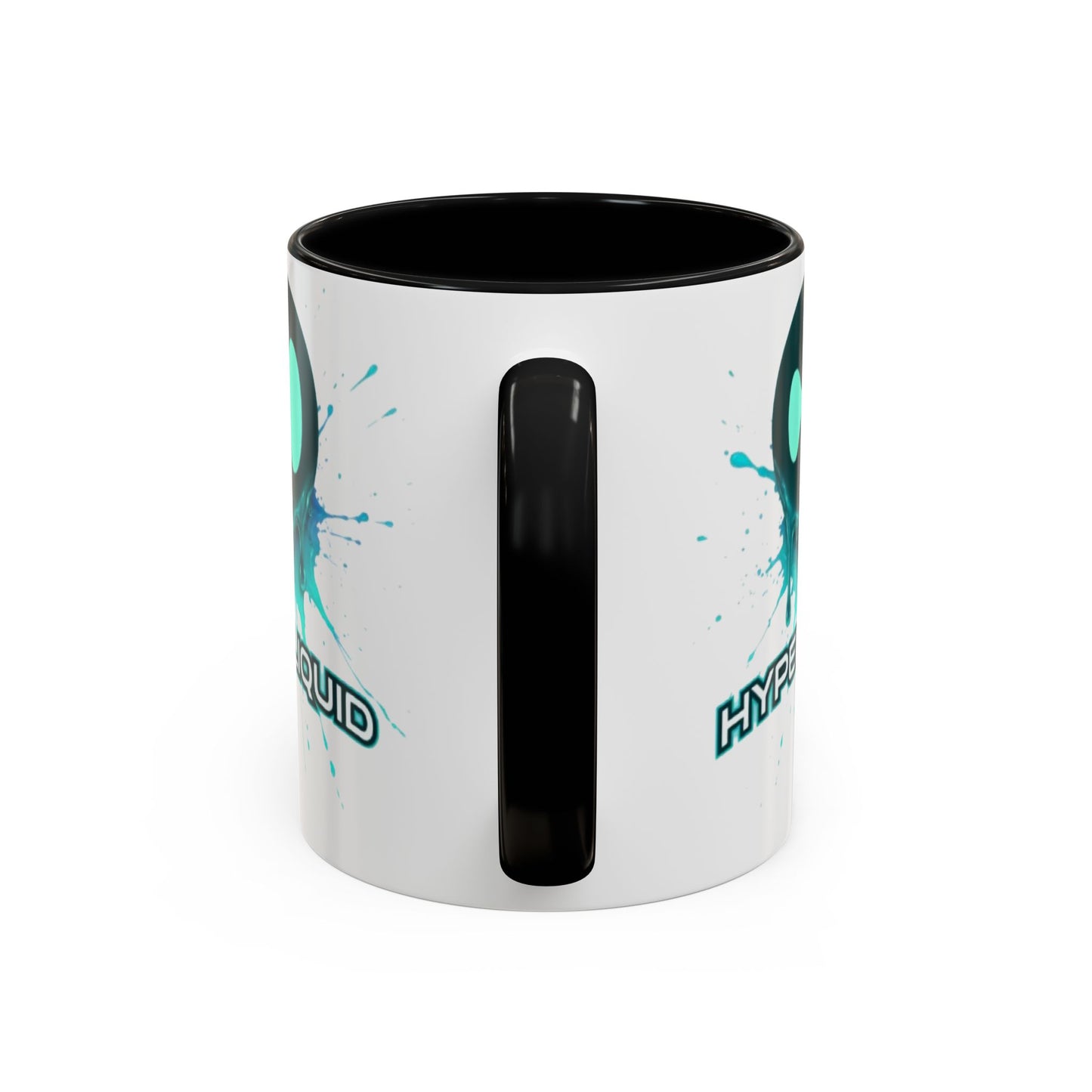 HYPE Drip White Accent Mug by cypherpunkgear.com