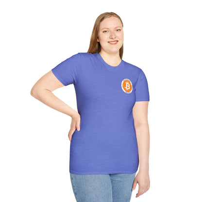 Bitcoin de 2 caras: ¡Libertad descentralizada de cypherpunkgear! Camiseta unisex de estilo suave