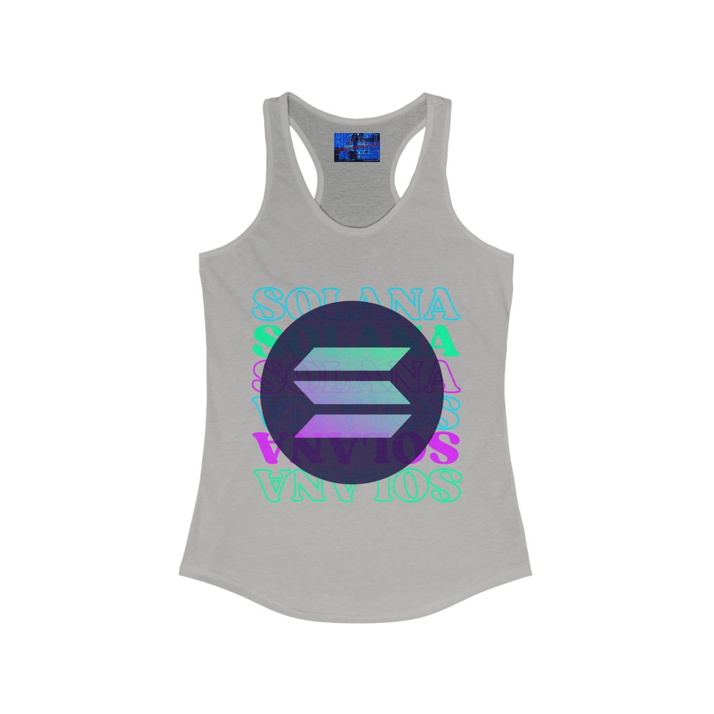 Solana Solana Solana (SOL) Women's Racerback Tank Top by cypherpunkgear