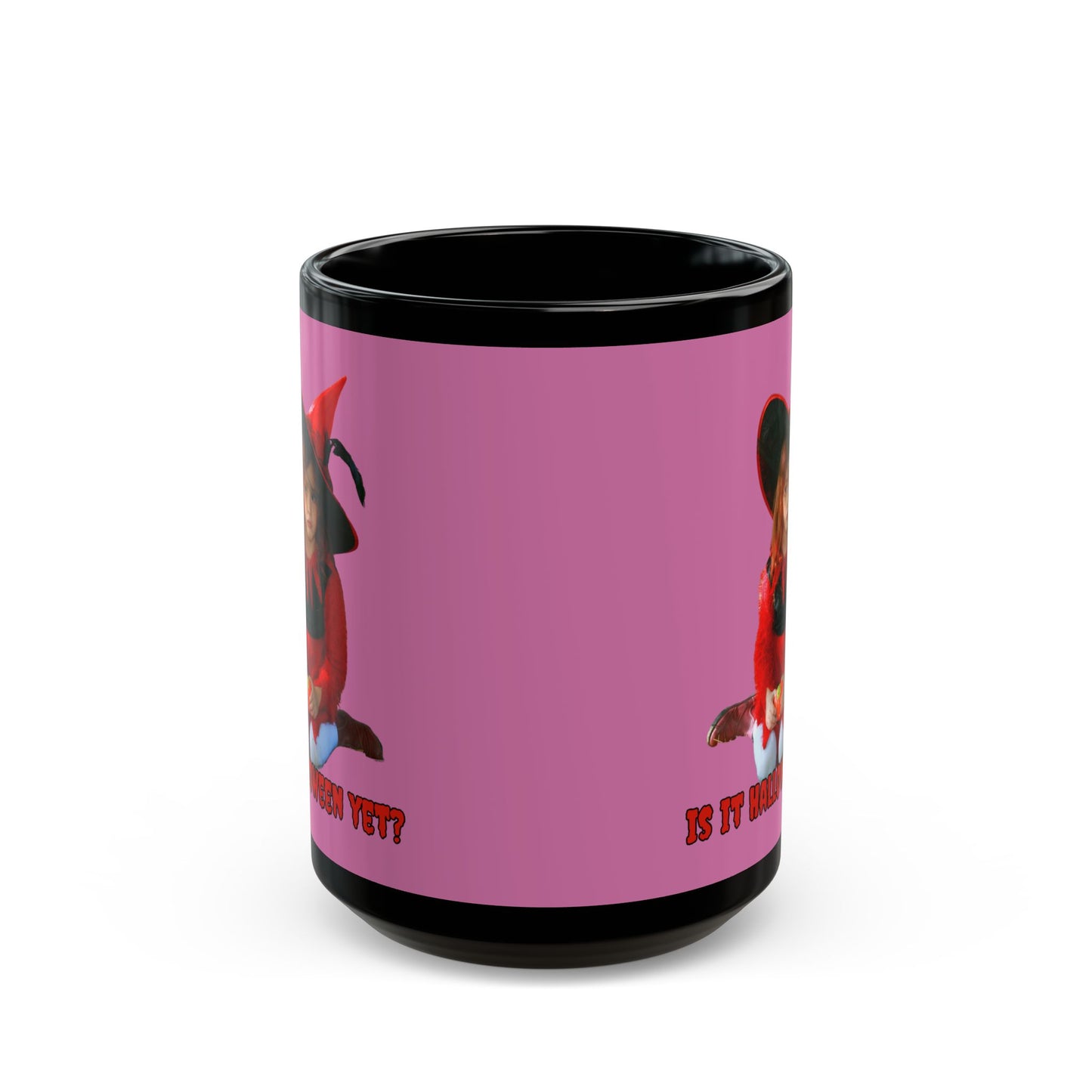 Is it Halloween yet? Pink Mug by CreepyCrafts.boo