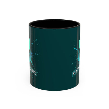HYPE Drip Dark Hyperliquid Accent Mug by cypherpunkgear.com