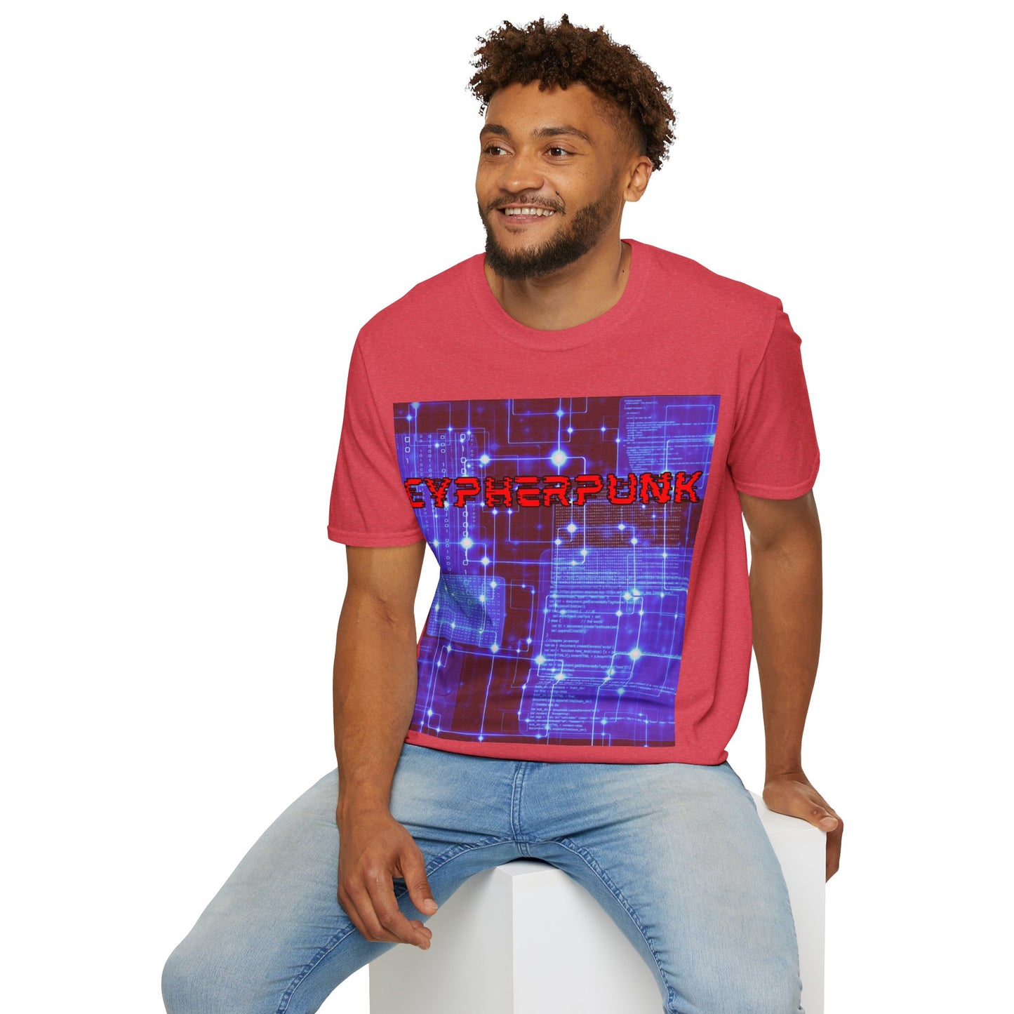 Cypherpunk Light colors Unisex T-Shirt by cypherpunkgear.com