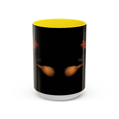 Hazel Hex Black Accent Mug by CreepyCrafts.boo