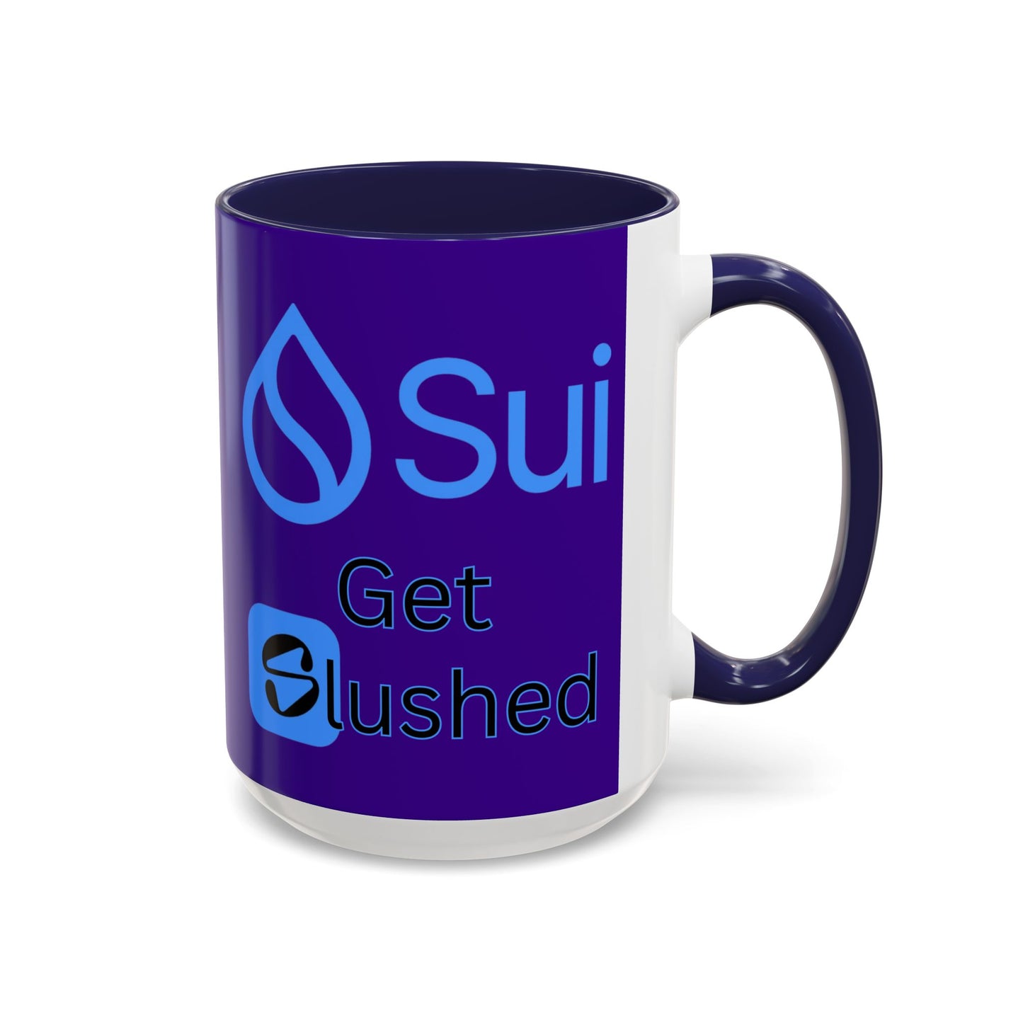 Sui: Get Slushed Purple Accent Mug by cypherpunkgear.com