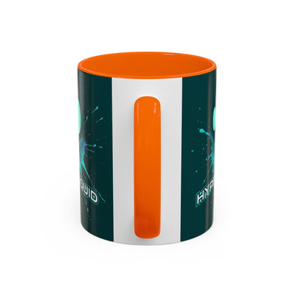 HYPE Drip Dark Hyperliquid Accent Mug by cypherpunkgear.com