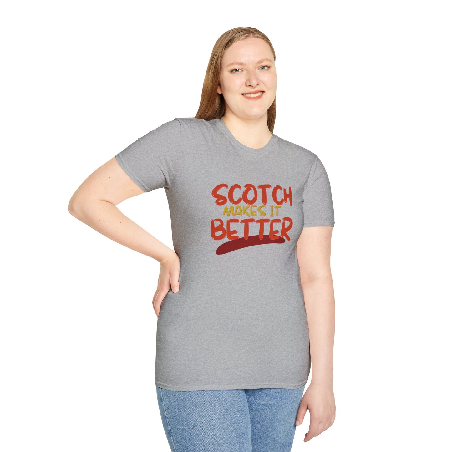 ¡Scotch lo mejora con cypherpunkgear! Camiseta unisex de estilo suave