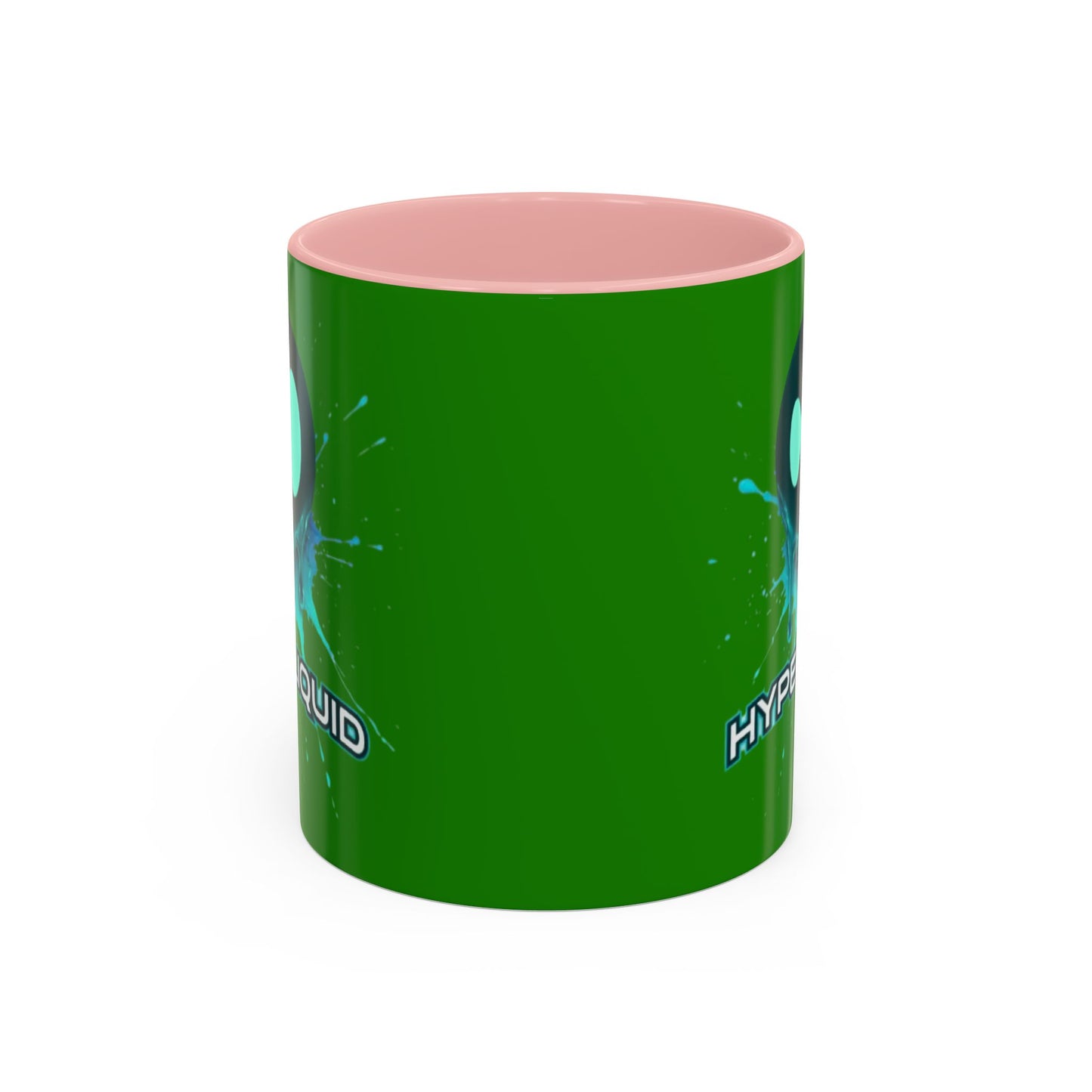 HYPE Drip Green Accent Mug by cypherpunkgear.com