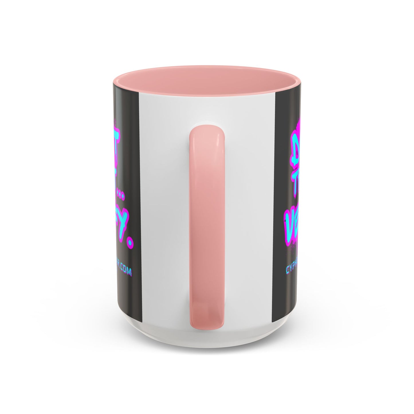 Don't Trust...Verify. Grey Accent Mug by cypherpunkgear.com