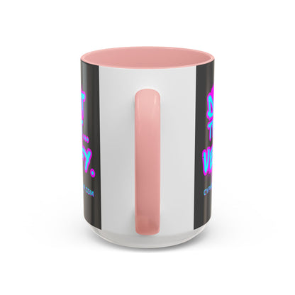 Don't Trust...Verify. Grey Accent Mug by cypherpunkgear.com