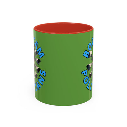 Bodycam the Politicians Cameras Green Accent Mug by cypherpunkgear.com